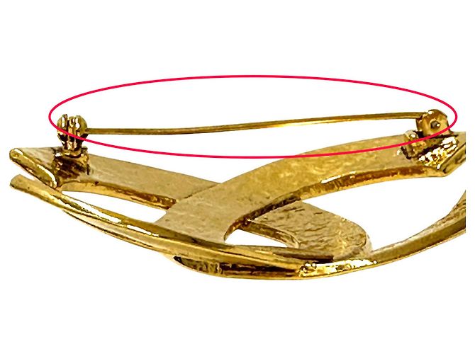 Spilla Chanel placcata oro D'oro - vista 8