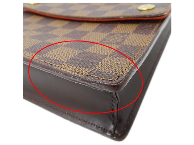 Louis Vuitton Damier Canvas Schultertasche Damier ebene - Ansicht 9
