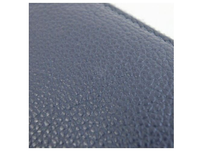 Bulgari Bvlgari Navy Leather Long Wallet Navy blue - view 4