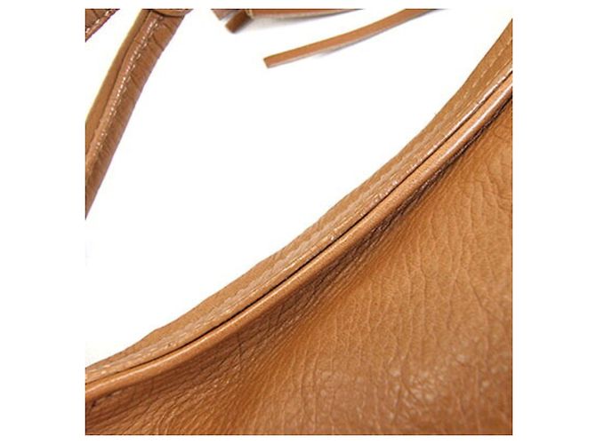 Borsa a mano Salvatore Ferragamo Gancini 21 in pelle marrone - vista 7