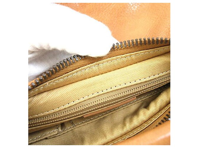 Borsa a mano Salvatore Ferragamo Gancini 21 in pelle marrone - vista 8