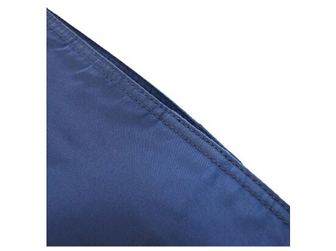 Borsa a tracolla Prada in nylon e pelle blu navy - vista 5