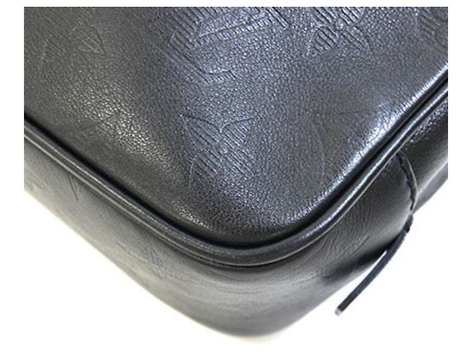 Borsa a pochette Louis Vuitton Monogram Shadow Nero - vista 5