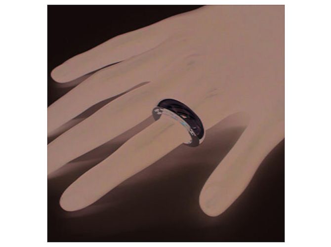 Ring Hermès Anello a fascia Hermes Clarte in Argento Sterling 925 - vista 8