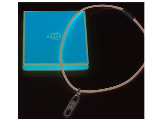 Hermès Hermes Touareg Halskette Schwarz - Ansicht 10
