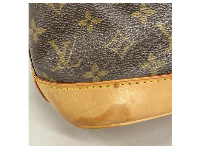 Sac à main Louis Vuitton Alma Monogram M51130 Marron - vue 10