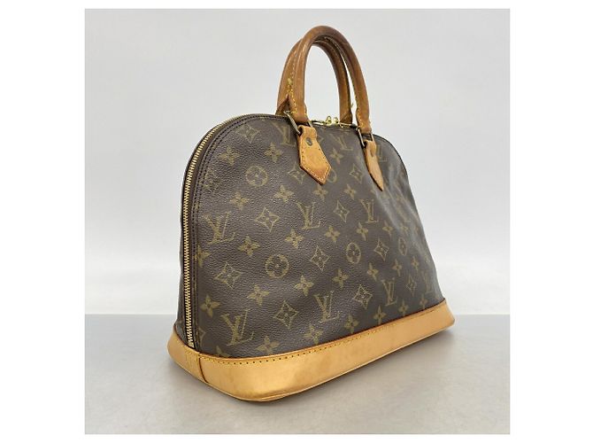 Sac à main Louis Vuitton Alma Monogram M51130 Marron - vue 2