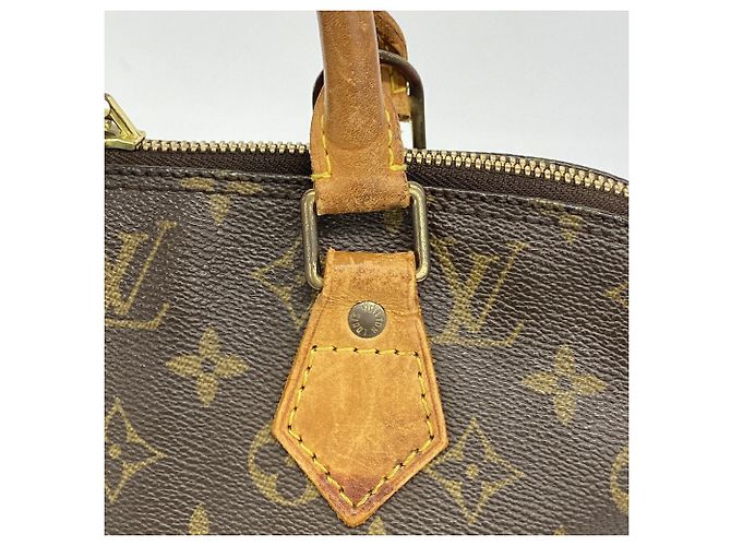Sac à main Louis Vuitton Alma Monogram M51130 Marron - vue 8