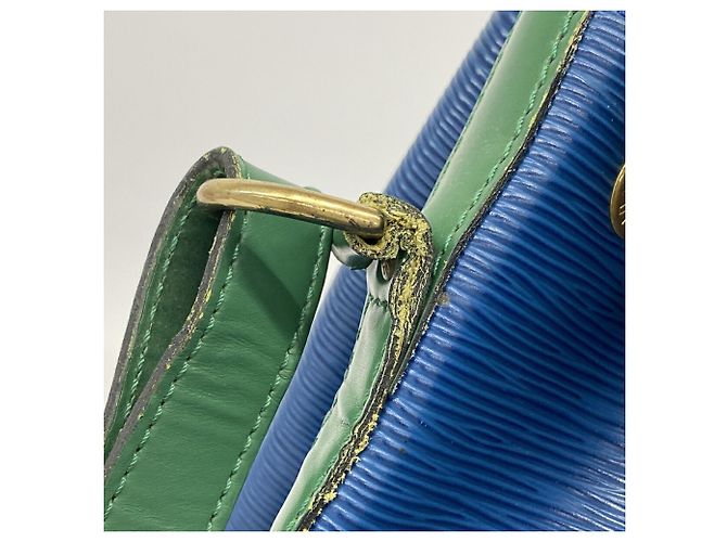 Borsa a tracolla Louis Vuitton Epi Noe Blu - vista 11