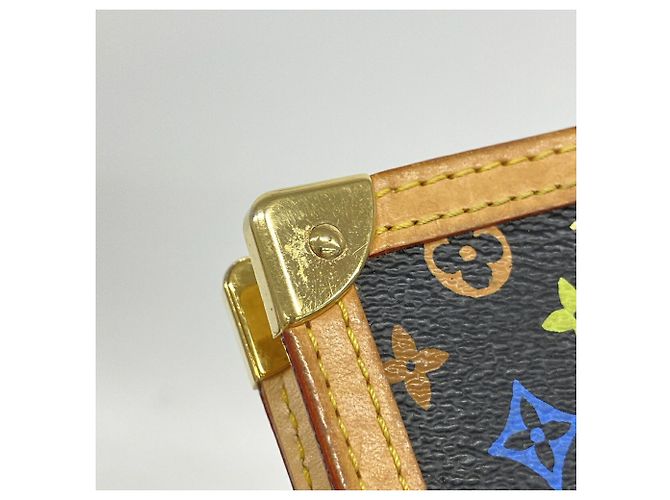 Louis Vuitton Monogram Multicolor Agenda PM Notebook Cover Nero - vista 11