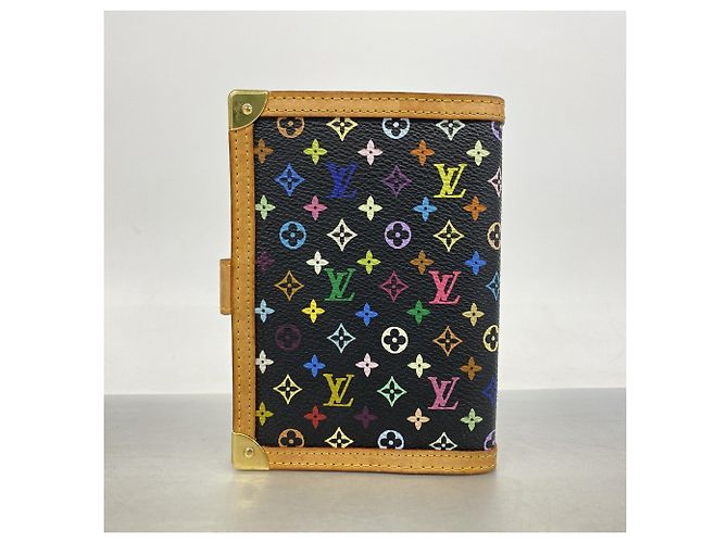 Louis Vuitton Monogram Multicolor Agenda PM Notebook Cover Nero - vista 12