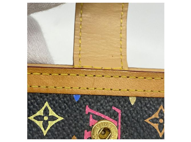 Louis Vuitton Monogram Multicolor Agenda PM Notebook Cover Nero - vista 7