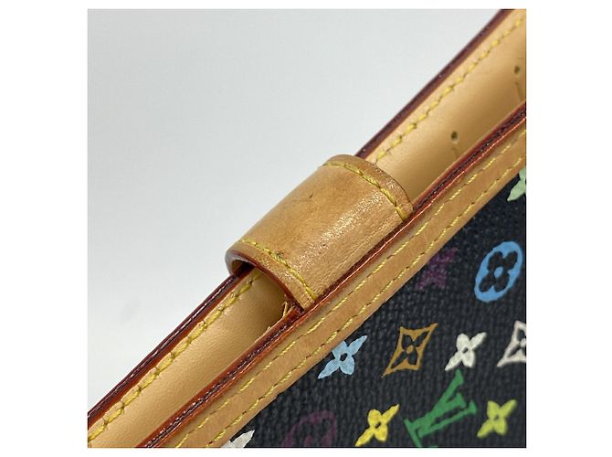 Louis Vuitton Monogram Multicolor Agenda PM Notebook Cover Nero - vista 8