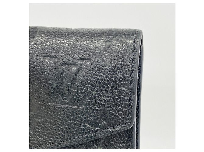 Portafoglio tri-fold Louis Vuitton in Noir Nero - vista 11