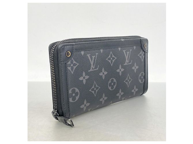Portafoglio Zippy Long Trunk Monogram Eclipse Louis Vuitton Nero - vista 2