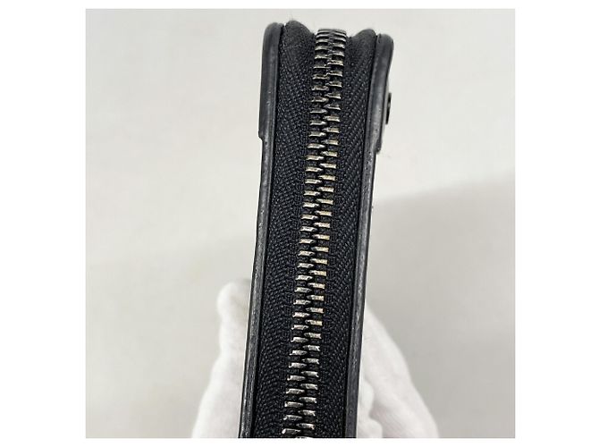Portafoglio Zippy Long Trunk Monogram Eclipse Louis Vuitton Nero - vista 7