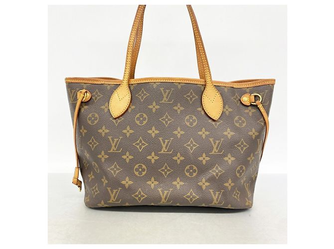 Bolso Tote Louis Vuitton Monogram Neverfull PM Castaño - vista 12