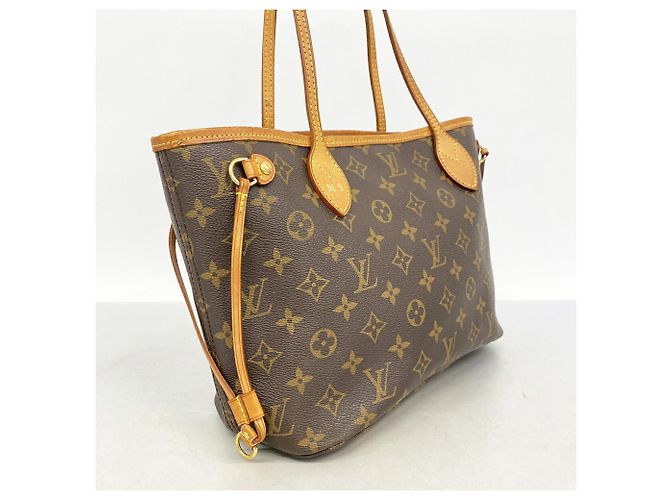 Bolso Tote Louis Vuitton Monogram Neverfull PM Castaño - vista 2