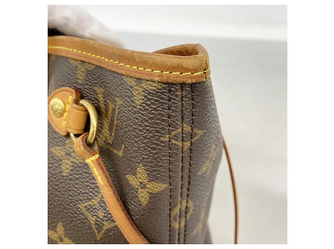 Bolso Tote Louis Vuitton Monogram Neverfull PM Castaño - vista 8