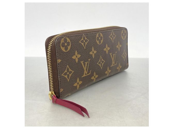 Louis Vuitton Monogram Portefeuille Clemence Long Wallet Fuschia - Ansicht 2