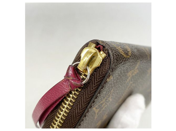 Louis Vuitton Monogram Portefeuille Clemence Long Wallet Fuschia - Ansicht 5