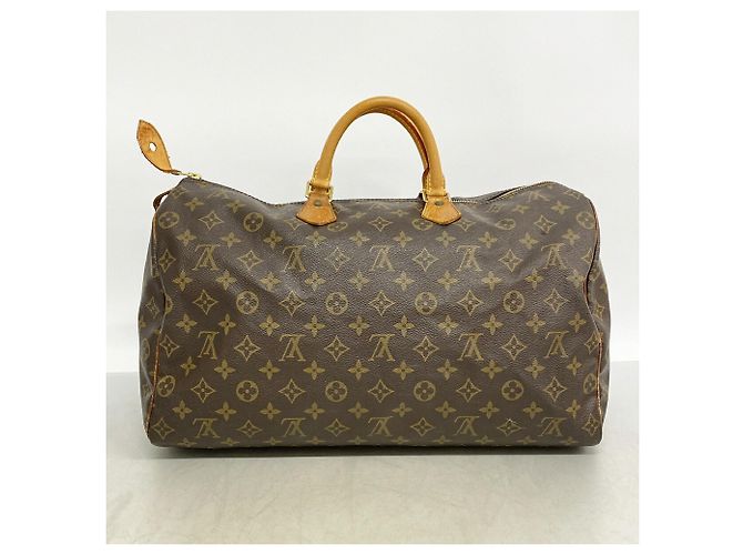 Borsa Louis Vuitton Monogram Speedy 40 Marrone - vista 12