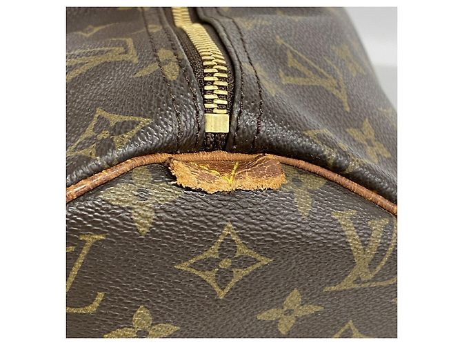 Borsa Louis Vuitton Monogram Speedy 40 Marrone - vista 5
