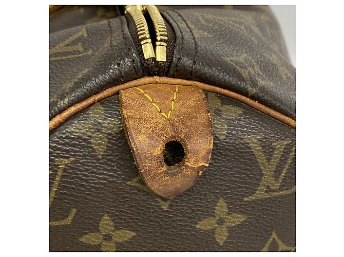 Borsa Louis Vuitton Monogram Speedy 40 Marrone - vista 7