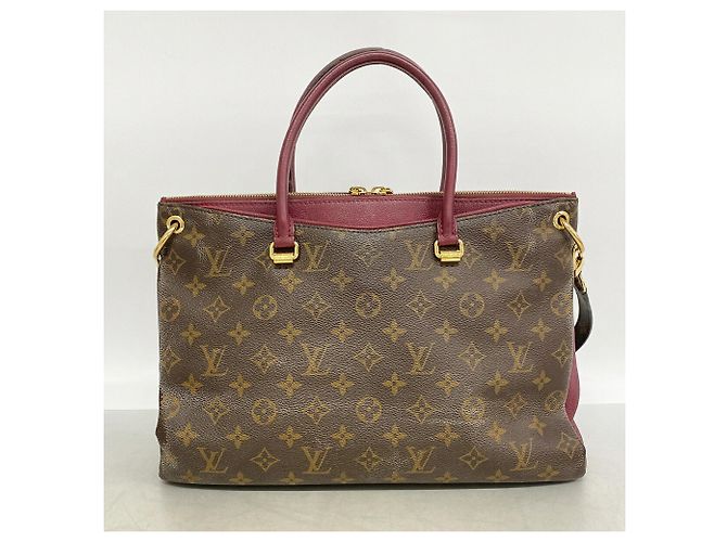 Borsa Louis Vuitton Monogram Pallas Bordò - vista 12