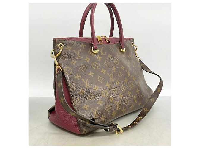 Borsa Louis Vuitton Monogram Pallas Bordò - vista 2
