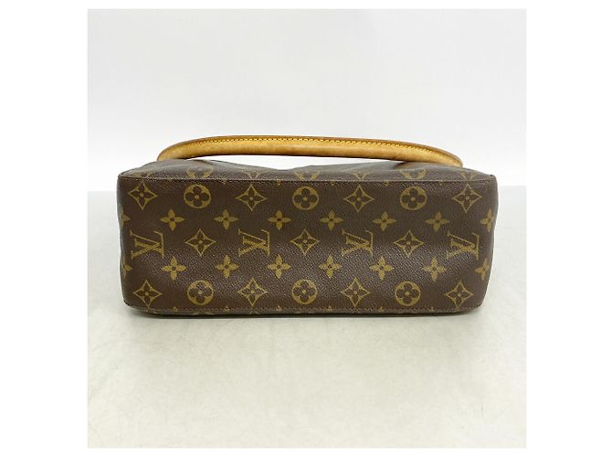Borsa a tracolla Louis Vuitton Monogram Looping GM Marrone - vista 3