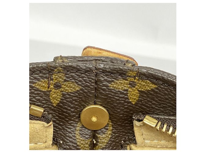Borsa a tracolla Louis Vuitton Monogram Looping GM Marrone - vista 7