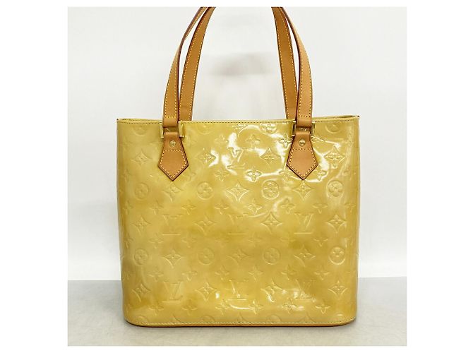 Borsa Tote Louis Vuitton Vernis Houston Beige - vista 11