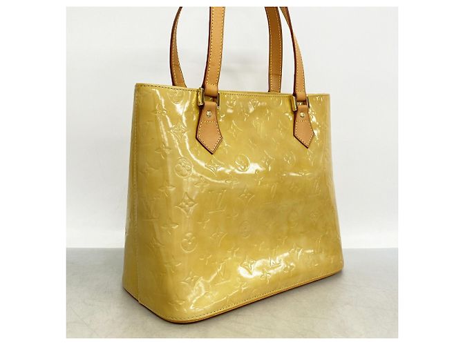 Borsa Tote Louis Vuitton Vernis Houston Beige - vista 2