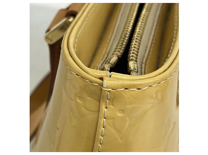 Borsa Tote Louis Vuitton Vernis Houston Beige - vista 7