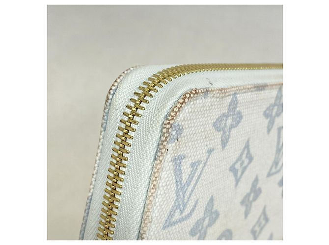 Louis Vuitton Monogram Zippy Wallet Blau - Ansicht 6