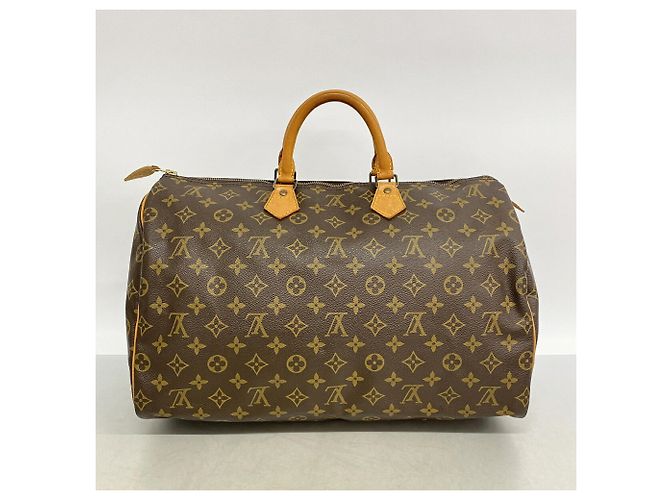 Borsa Louis Vuitton Monogram Speedy 40 Marrone - vista 12