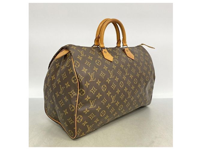Borsa Louis Vuitton Monogram Speedy 40 Marrone - vista 2