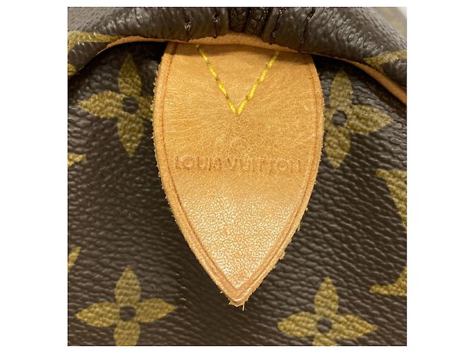 Borsa Louis Vuitton Monogram Speedy 40 Marrone - vista 5