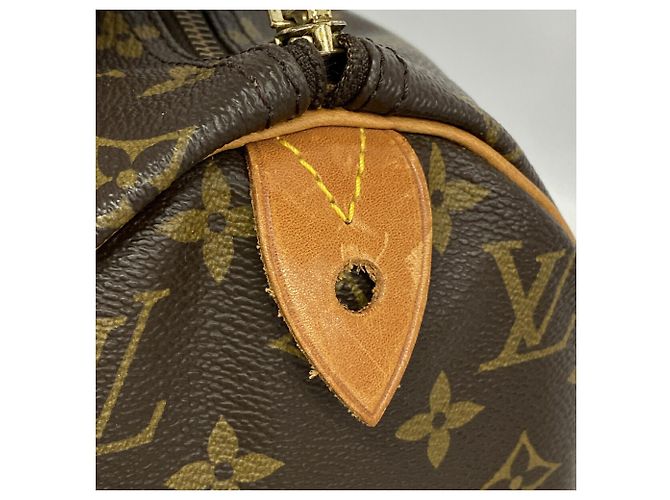 Borsa Louis Vuitton Monogram Speedy 40 Marrone - vista 8