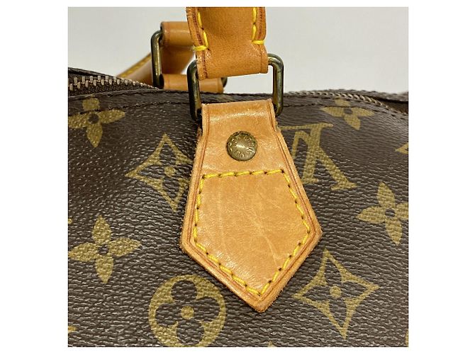 Borsa Louis Vuitton Monogram Speedy 40 Marrone - vista 9