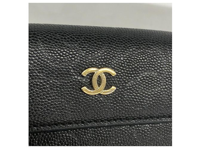 Carteira tri-fold Chanel preta Preto - vista 7