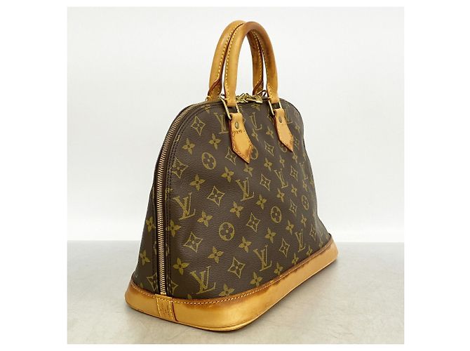 Louis Vuitton Alma Monogram Handtasche Braun - Ansicht 2