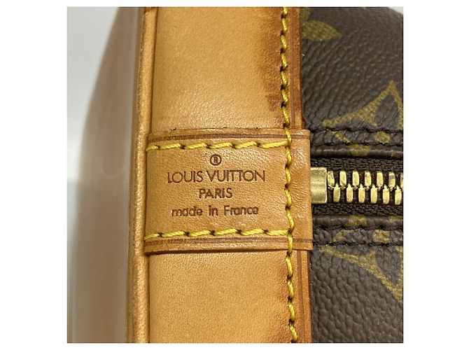 Louis Vuitton Alma Monogram Handtasche Braun - Ansicht 5