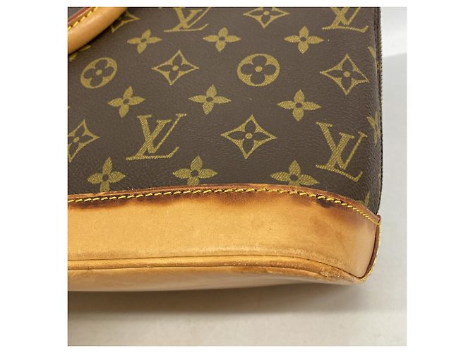 Louis Vuitton Alma Monogram Handtasche Braun - Ansicht 7