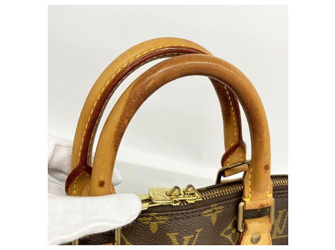 Louis Vuitton Alma Monogram Handtasche Braun - Ansicht 8