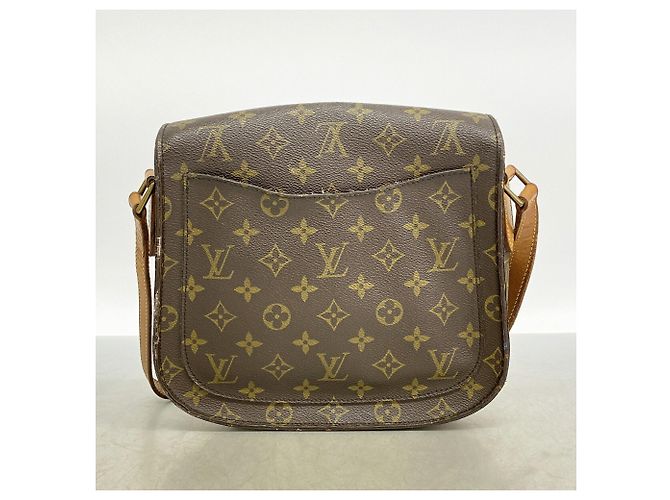 Borsa a tracolla Louis Vuitton Monogram Saint Cloud GM Marrone - vista 14