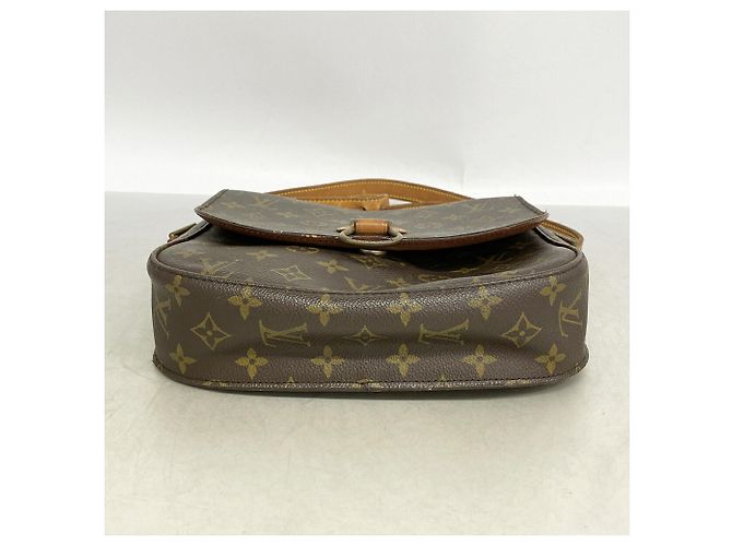 Borsa a tracolla Louis Vuitton Monogram Saint Cloud GM Marrone - vista 3