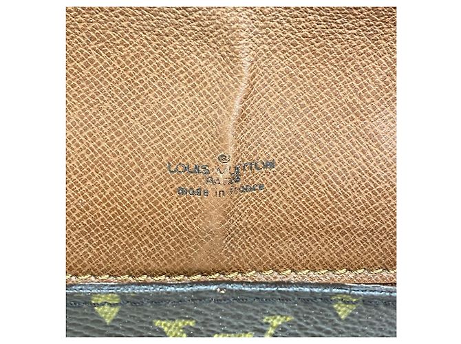 Borsa a tracolla Louis Vuitton Monogram Saint Cloud GM Marrone - vista 5