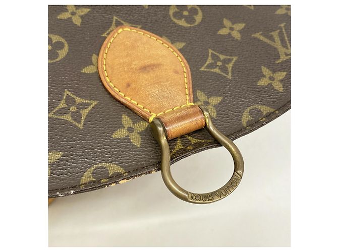 Borsa a tracolla Louis Vuitton Monogram Saint Cloud GM Marrone - vista 9